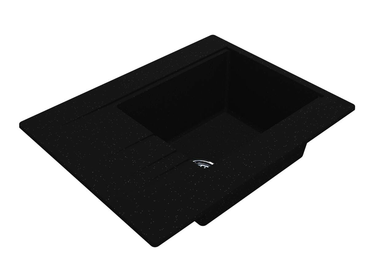 Кухонна мийкаBodrum 650 (BLACK SHINE)